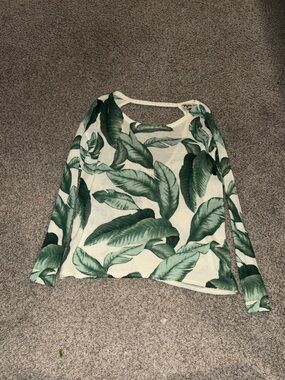 Show Me Your Mumu Palm Leaf Top